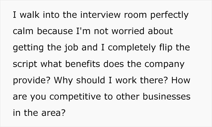 Folks Are Praising This Guy Who's Been Going To Job Interviews Pretending To Be The Perfect Candidate And Walking Out Saying The Pay Is Too Low