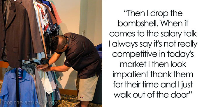 Folks Are Praising This Guy Who’s Been Going To Job Interviews Pretending To Be The Perfect Candidate And Walking Out Saying The Pay Is Too Low