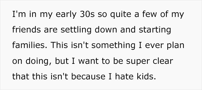 Person In Their 30s Keeps Avoiding Events When Friends’ Kids Are Involved, Gets Called A Selfish “Kid Hater” Person In Their 30s Keeps Avoiding Events When Friends’ Kids Are Involved, Gets Called A Selfish “Kid Hater”