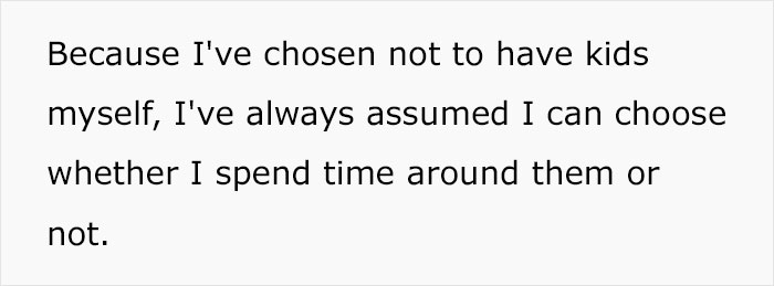 Person In Their 30s Keeps Avoiding Events When Friends’ Kids Are Involved, Gets Called A Selfish “Kid Hater” Person In Their 30s Keeps Avoiding Events When Friends’ Kids Are Involved, Gets Called A Selfish “Kid Hater”