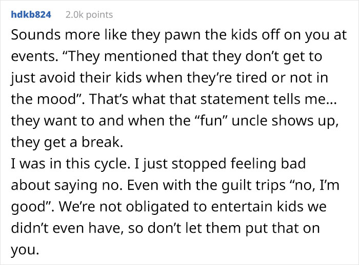 Person In Their 30s Keeps Avoiding Events When Friends’ Kids Are Involved, Gets Called A Selfish “Kid Hater” Person In Their 30s Keeps Avoiding Events When Friends’ Kids Are Involved, Gets Called A Selfish “Kid Hater”