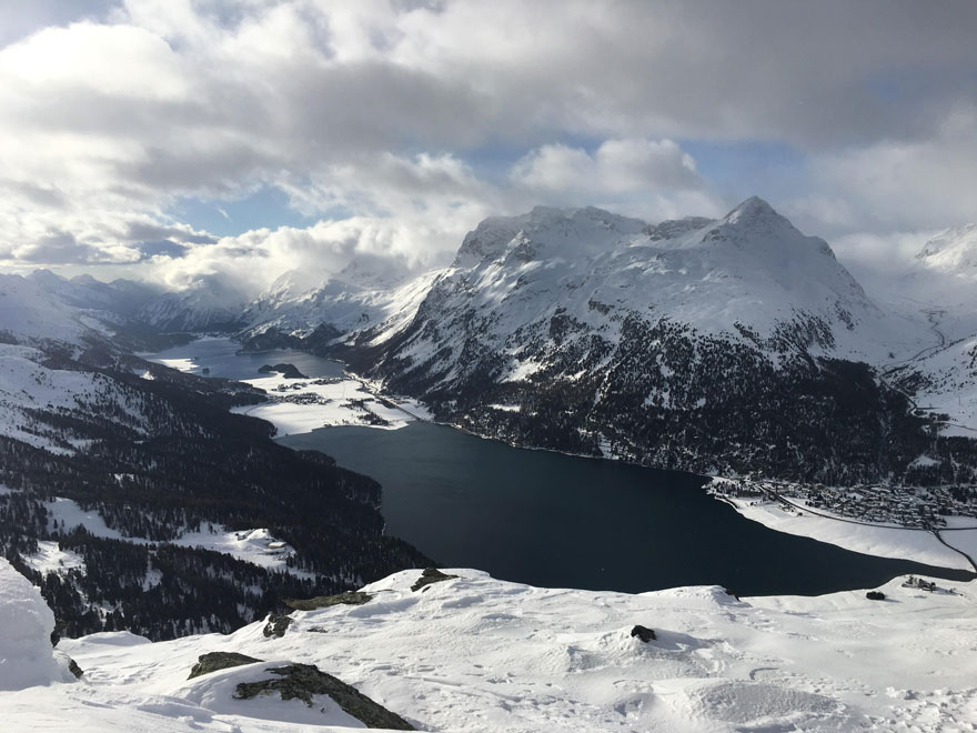 Skiing Last Year In St. Moritz And I Had To Take A Picture On My Phone Because Of How Breathtaking The View Was