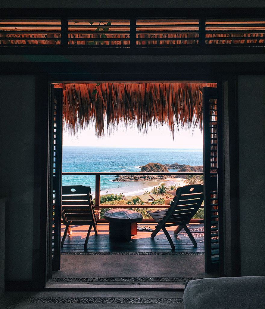 The View From My Room In San Agustinillo, México