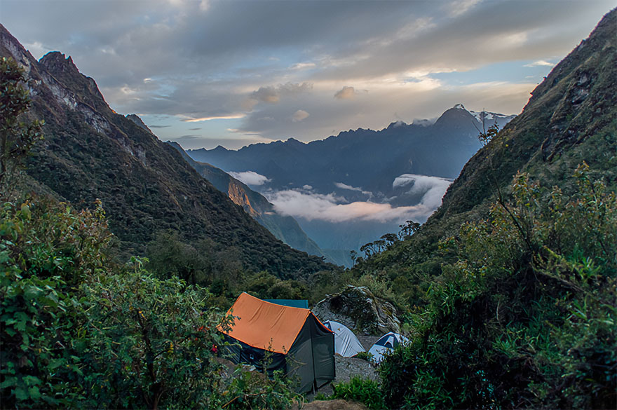 Our Campsite On The Second Night Of The Inca Trail