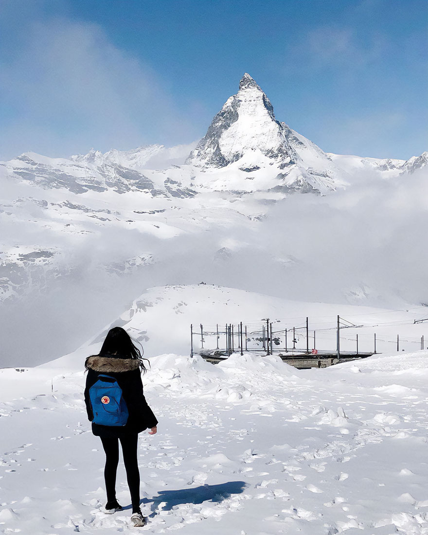 View Of The Matterhorn, Zermatt (Switzerland), In May 2019. I Was Lucky To Get A Clear Sky That Morning