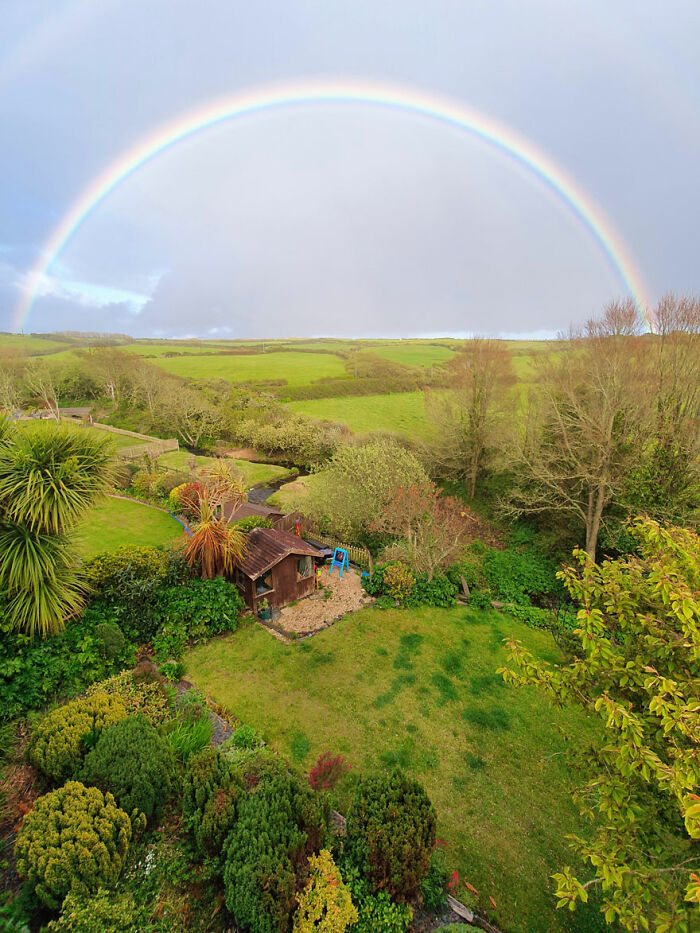 Cornwall, Inglaterra. Vistas desde mi ventana esta mañana