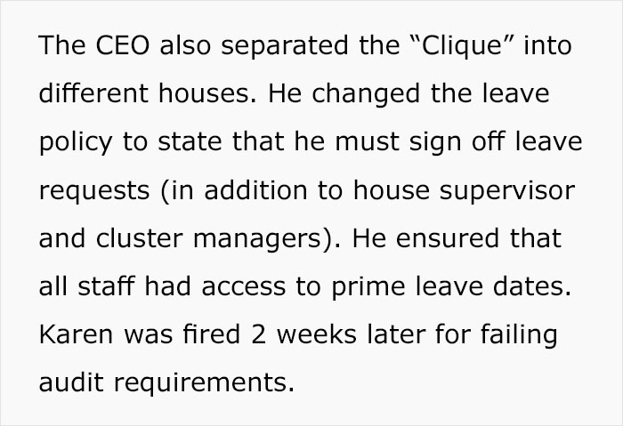 Karen Cancels Employee's Vacation, Gets To Kiss Her Promotion Goodbye Karen Cancels Employee's Vacation, Gets To Kiss Her Promotion Goodbye