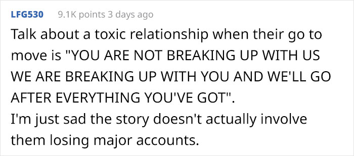 Boss Tries To Scare Off Employee For Quitting For A Better Job, Worker's Soon-To-Be CEO Steps In And Threatens The Boss