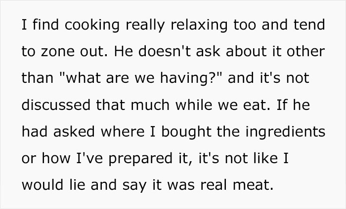 Woman Gets Blamed By Her Boyfriend For 'Tricking' Him Into Eating Vegan Food, Asks The Internet If She's The Jerk Here