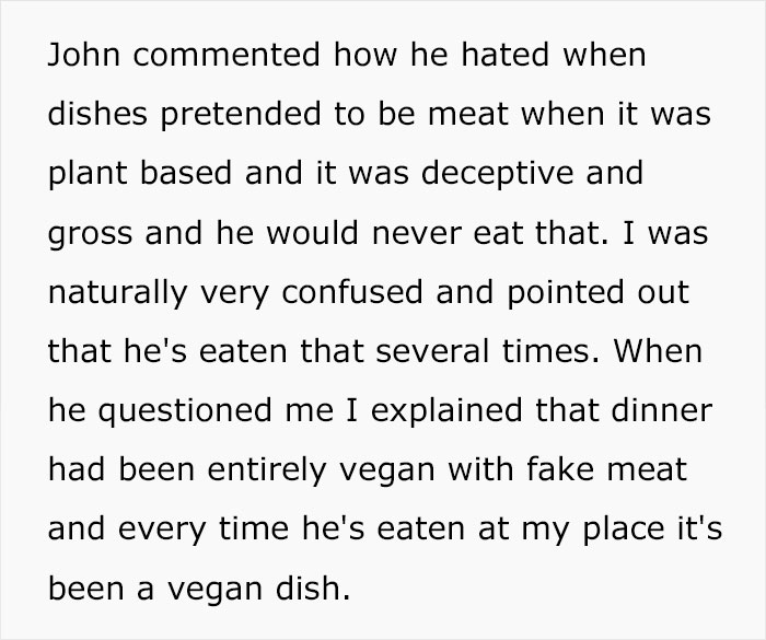 Woman Gets Blamed By Her Boyfriend For 'Tricking' Him Into Eating Vegan Food, Asks The Internet If She's The Jerk Here