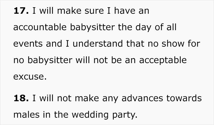 Bridezilla Has 37 Ridiculous Rules For Her Wedding And They Go Viral