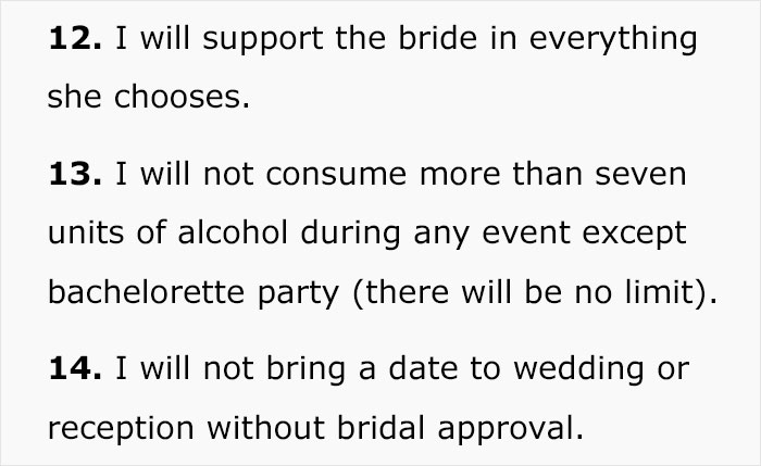 Bridezilla Has 37 Ridiculous Rules For Her Wedding And They Go Viral