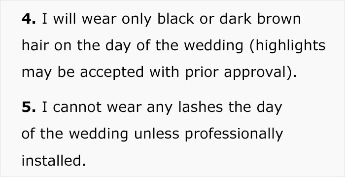 Bridezilla Has 37 Ridiculous Rules For Her Wedding And They Go Viral