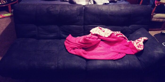 My Fiance Thought It Would Be Great To Put A Sofa In The Bedroom.