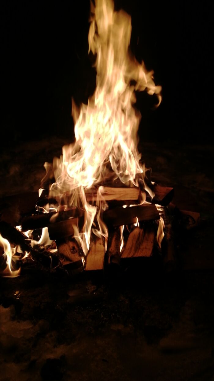 Me And My Husband Got A Campfire Instead Of Fireworks. It Was Perfect.