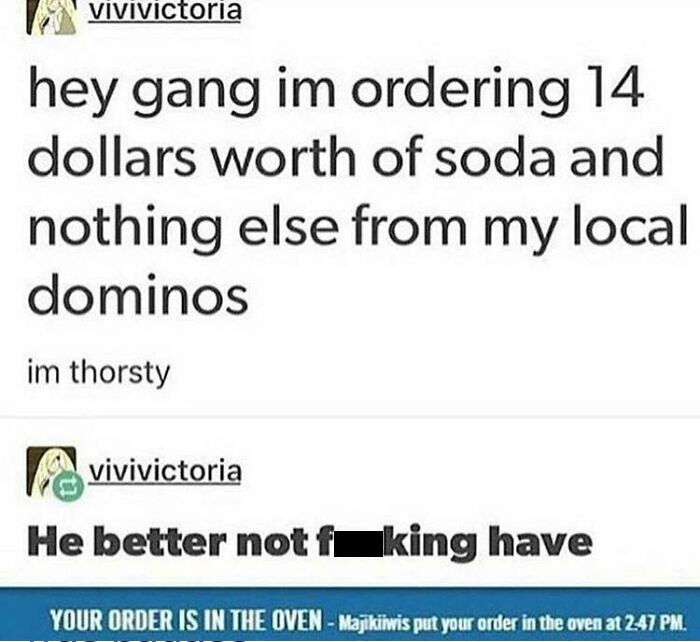 Madlad Orders Insane Amount Of Soda, Employee Chucks It In The Oven!