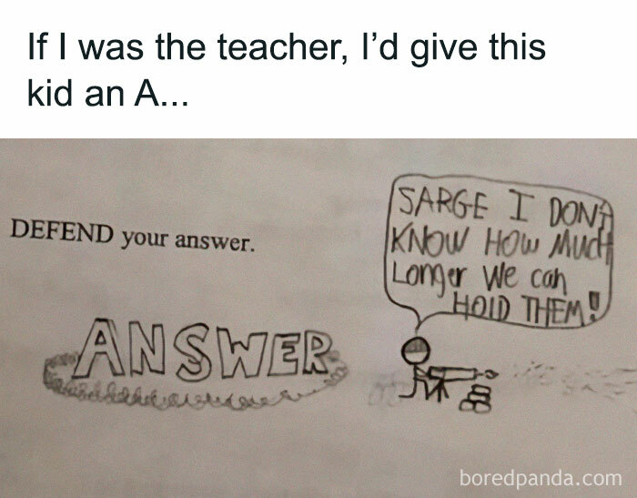 This Kid Deserves An A For Creativity