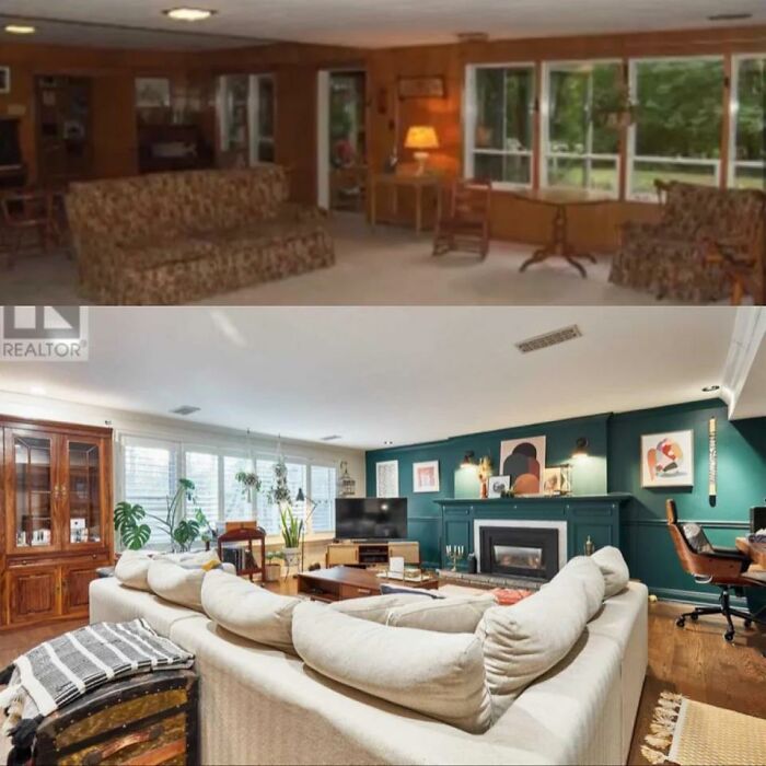 My Parents’ Family Home They Bought In 2007 And Renovated Themselves! So Proud Of Their Vision And Work