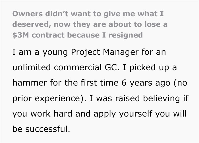 Star Employee Quits His Job After 6 Years Because He Didn't Get A Raise, Company Might Lose $3M Contract Because Of That