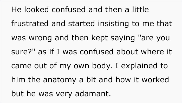 22-Year-Old Guy Believes Periods Come From Butts, Mansplains How Anatomy Works When His Date Doesn't Agree With Him