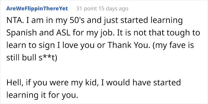 Deaf Daughter Begs Parents To Learn Sign Language For Years, Finally Gives Them An Ultimatum After They Refuse Yet Again
