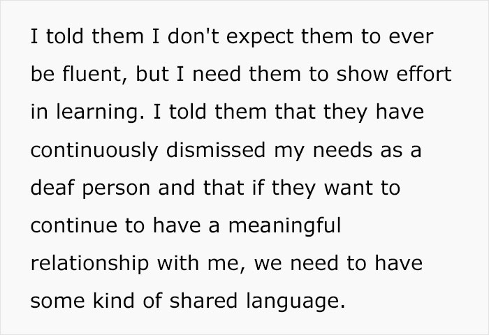 Deaf Daughter Begs Parents To Learn Sign Language For Years, Finally Gives Them An Ultimatum After They Refuse Yet Again