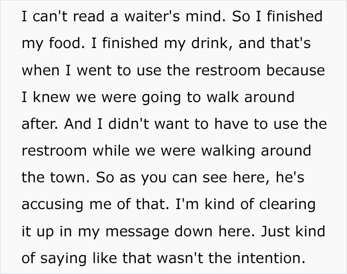 "This Is Why Dating Is Miserable": Guy Accuses Date Of Using Him For His Money After She Goes To The Bathroom And The Check Arrives