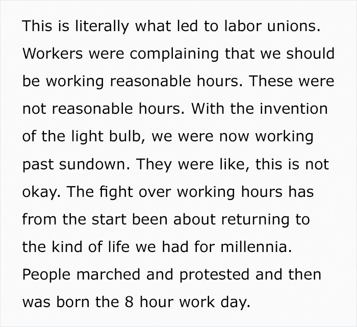 Woman Explains How People Used To Work Much Less Back In The Day, Inspires A Discussion On Toxic Work Culture Woman Explains How People Used To Work Much Less Back In The Day, Inspires A Discussion On Toxic Work Culture