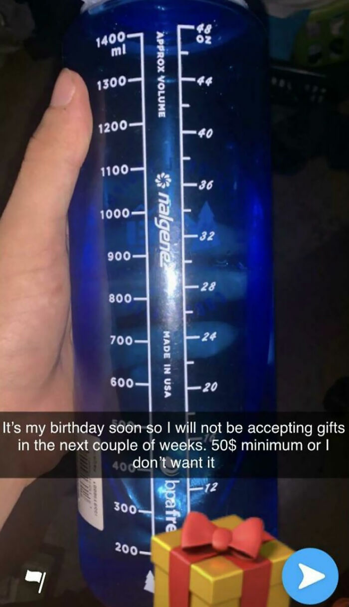 Entitled Rich Kid Asks For Birthday Money