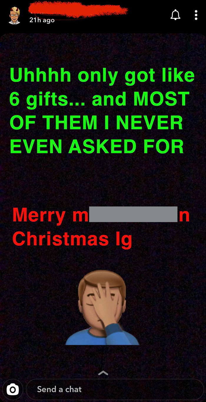 He Only Got 6 Gifts