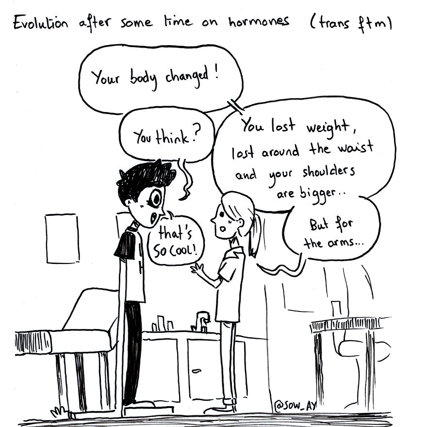 I Draw Comics About My Life As A Transgender Guy