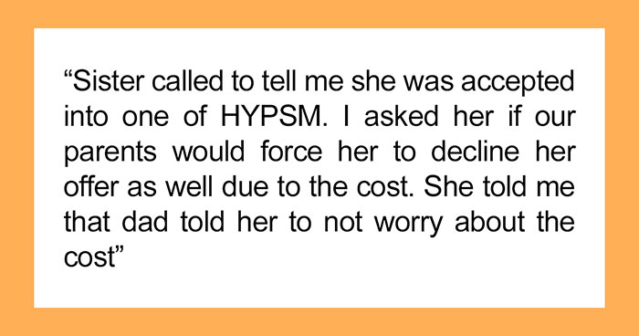 23 Y.O. Son Tells His Parents He’ll Never Speak To Them Again After Finding Out They’re Paying For Sister’s Education Yet Didn’t Pay For His