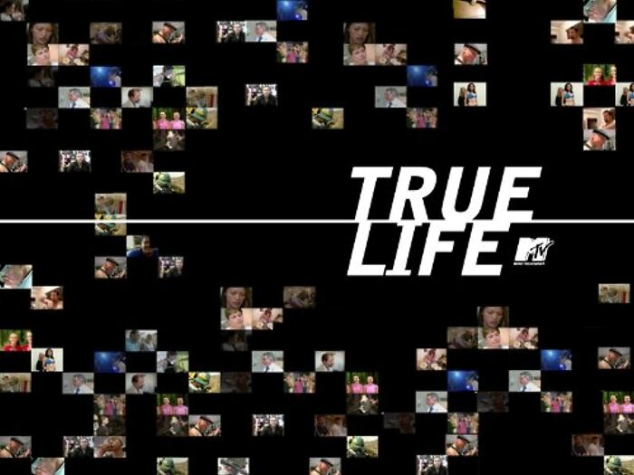 Montage of reality TV scenes surrounding True Life logo representing people from reality TV sharing how fake it was and its impact.