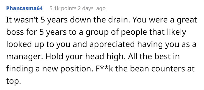 "Why Can't You Just Sit Quiet And Nod Your Head Like Everyone Else?": Manager Fired For Standing Up For His Employees