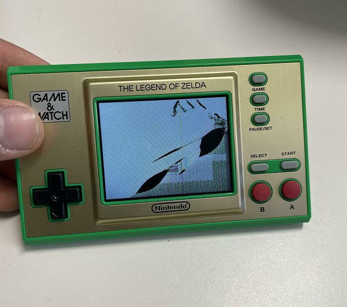 Just Bought A Zelda Game & Watch And Put It In My Back Pocket