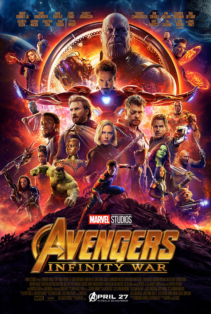 Poster of Avengers: Infinity War movie 