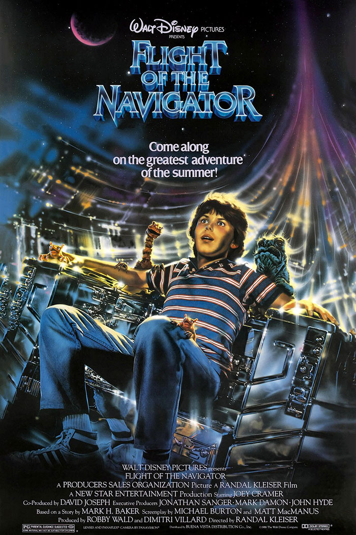 Poster of Flight Of The Navigator movie 