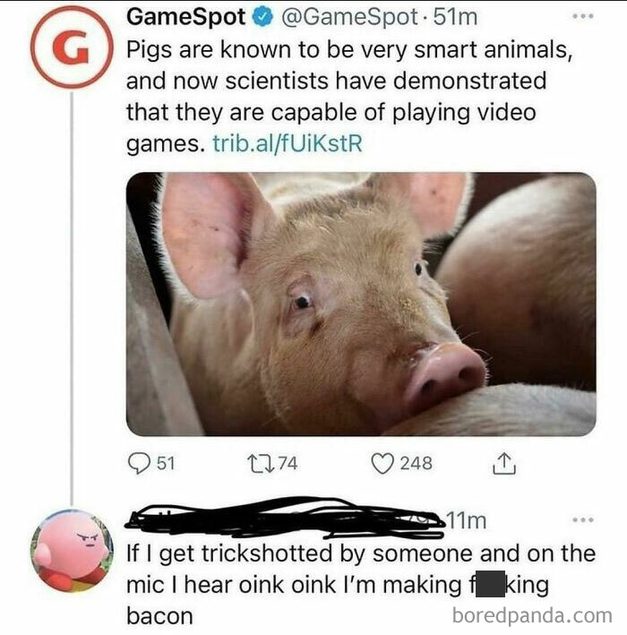 If I Get Trickshotted By Someone And On The Mic I Hear Oink Oink I’m Making F*cking Bacon