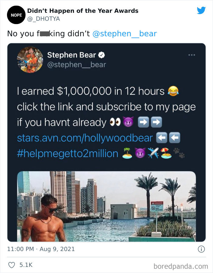 Didn’t Happen Of The Year Awards