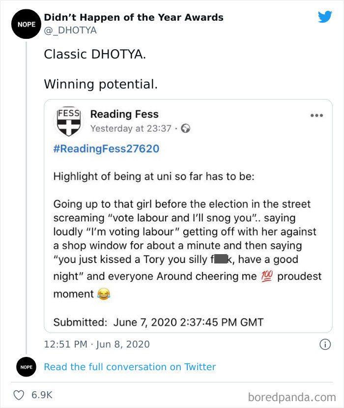 Didn’t Happen Of The Year Awards