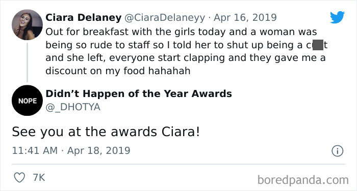 Didn’t Happen Of The Year Awards