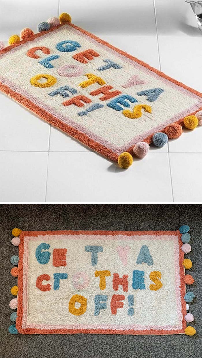 My New Bath Mat Finally Arrived