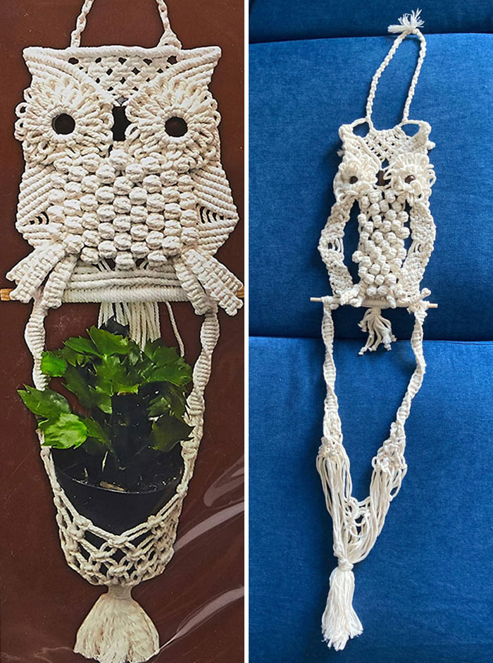 Owl Planter Macrame