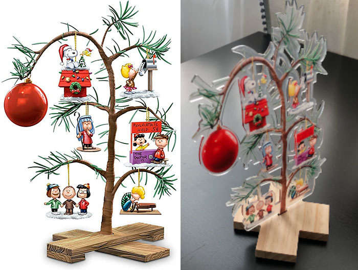My Poor Mother-In-Law Got Bamboozled By A Fake Website, The Delivered Charlie Brown "Tree" Is So Pathetic Looking I Honestly Love It