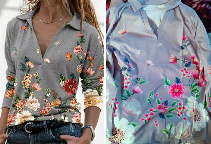 100% Cotton Botanical Print vs. 80% Polyester Kid's Drawing