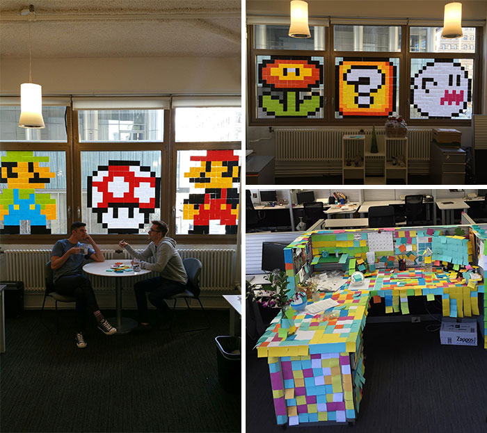 Got Bored At Work, Had Some Spare Post It Notes