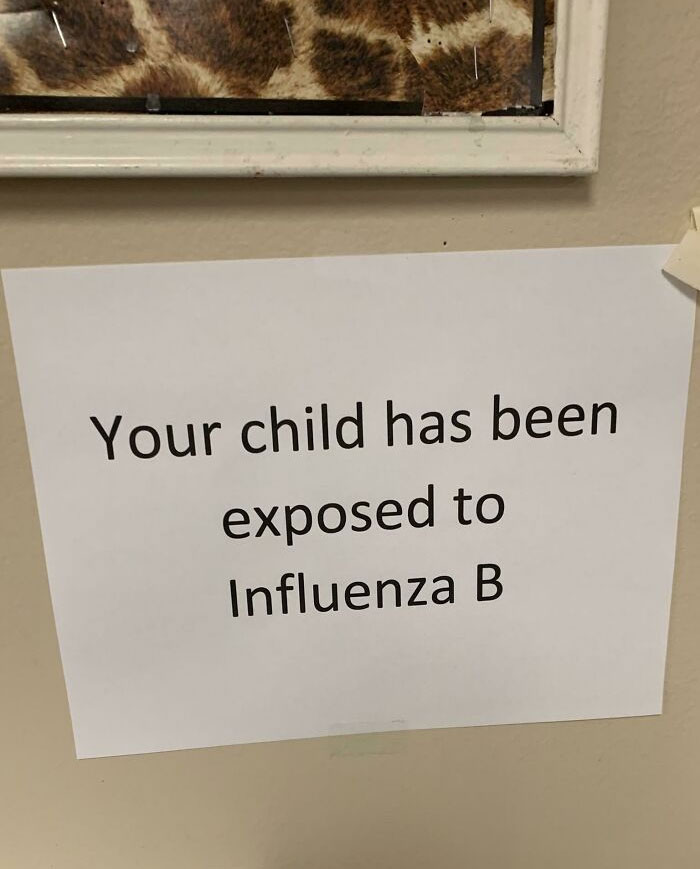 The Sign In My Child’s Classroom When I Picked Her Up Today