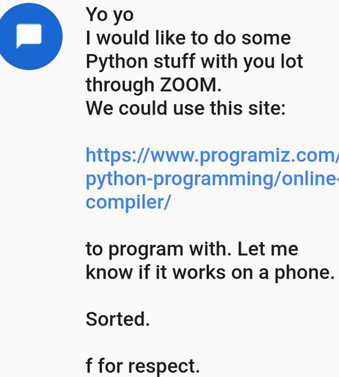 My College IT Teacher Just Sent Me This Email. Was It Really Needed?