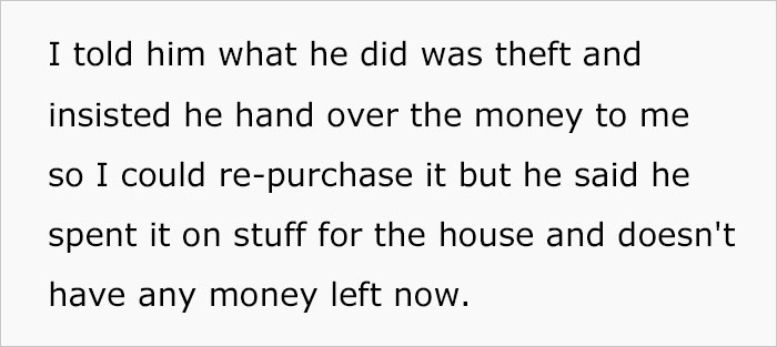 Mom Deliberately Takes Her Husband’s Savings After He Selfishly Returns His 11 Y.O. Daughter’s Gift To Use The Money On Something ‘Useful’ Mom Deliberately Takes Her Husband’s Savings After He Selfishly Returns His 11 Y.O. Daughter’s Gift To Use The Money On Something ‘Useful’