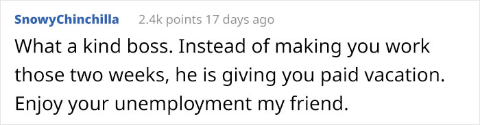 "You Find Out What Bosses Are Really Like When You Leave": Guy Gets Sacked On The Spot For Handing In His Two Weeks' Notice